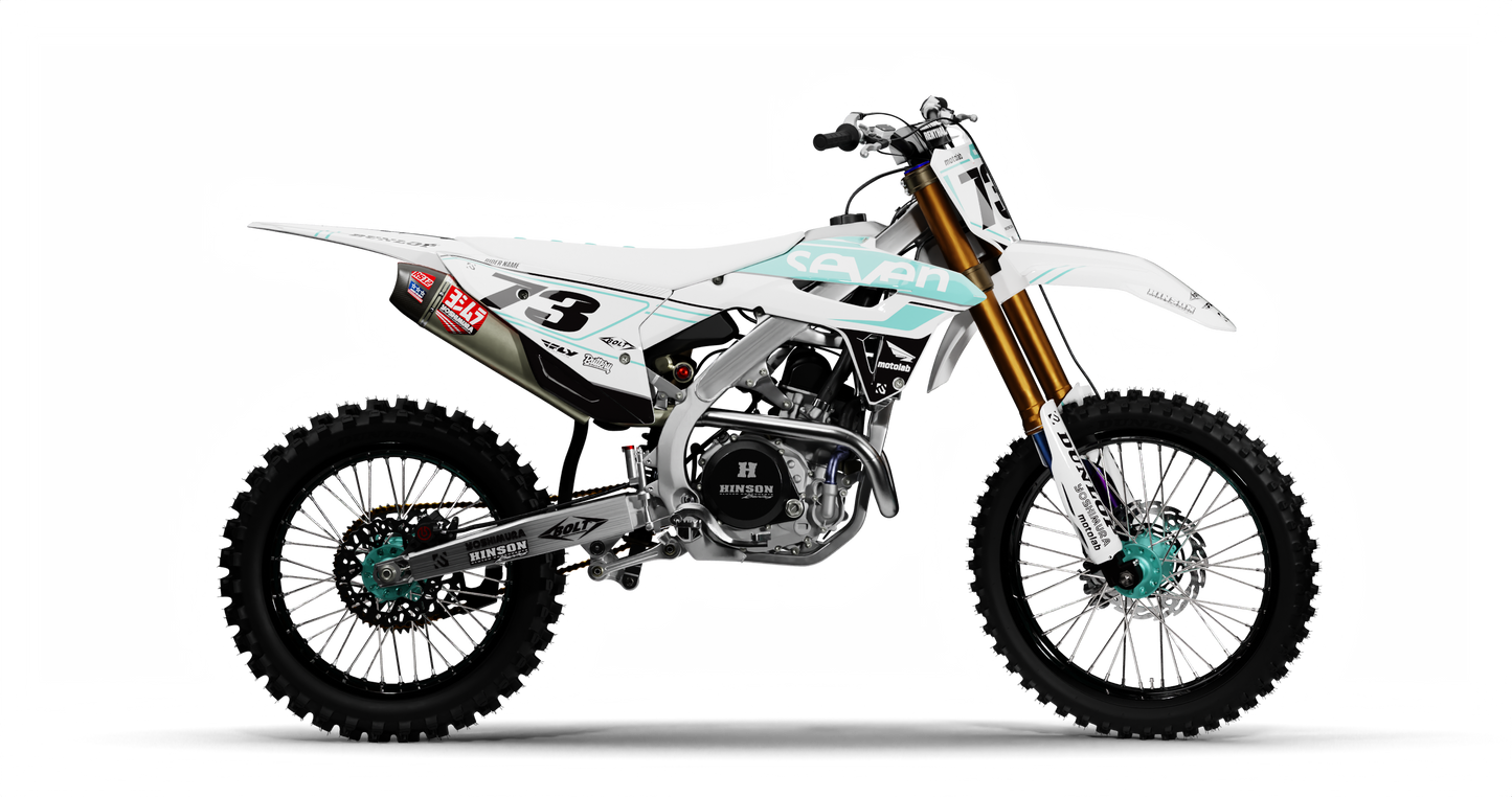 Honda ICON WHITE/TEAL Graphics Kit