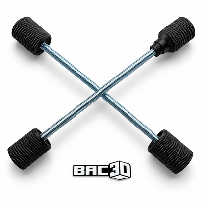 BAC3D AXLE SLIDERS CARBON FIBRE