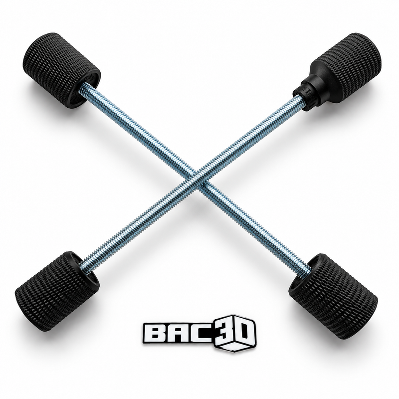 BAC3D AXLE SLIDERS CARBON FIBRE