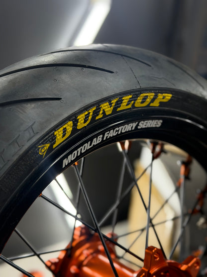 DUNLOP TYRE STICKERS