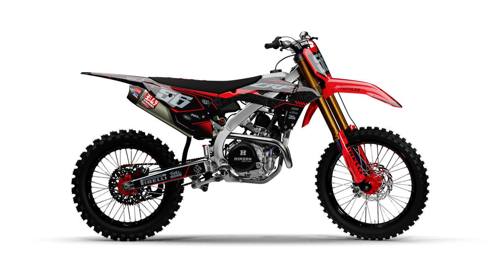 Honda SHADOW BLACK/RED Graphics Kit