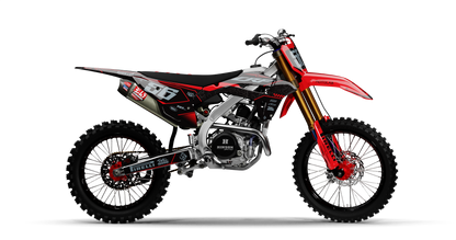 Honda SHADOW BLACK/RED Graphics Kit