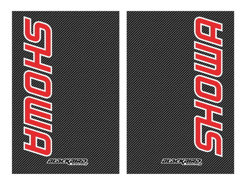 BLACKBIRD DECALS FORK SHOWA CARBON
