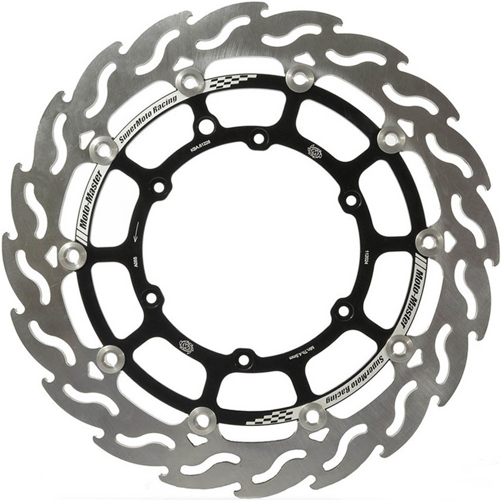 MOTOMASTER KTM / HUSABERG SUPERMOTO FLAME FLOATING RACING DISC -320MM