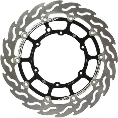 MOTOMASTER KTM / HUSABERG SUPERMOTO FLAME FLOATING RACING DISC -320MM