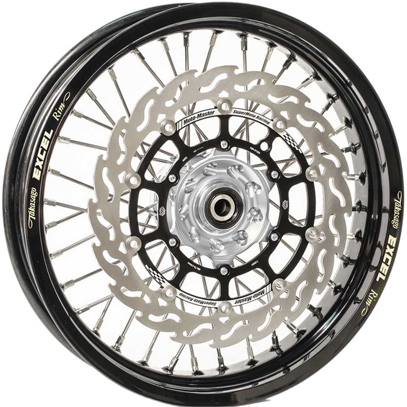 MOTOMASTER KTM / HUSABERG SUPERMOTO FLAME FLOATING RACING DISC -320MM