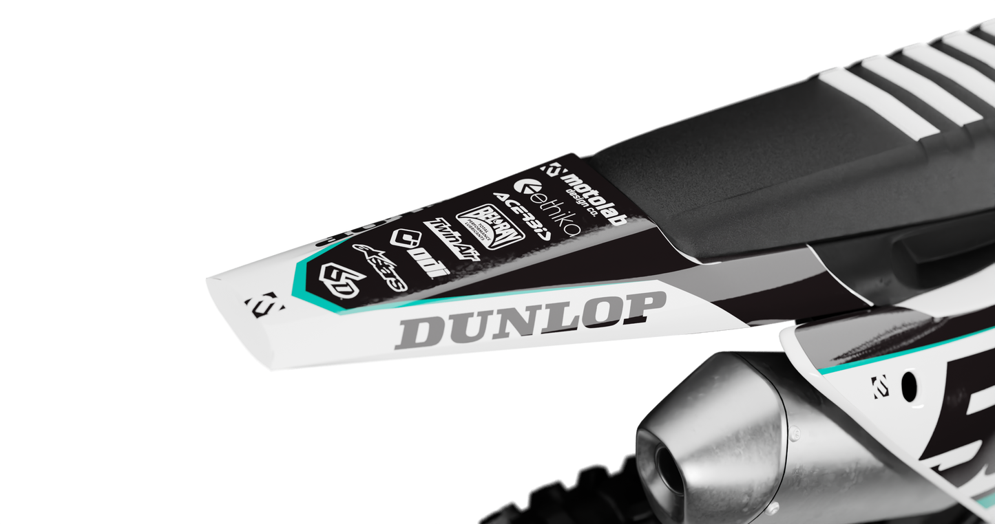 Husqvarna STREAK BLACK/TEAL Graphics Kit