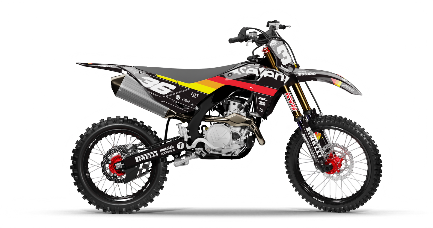 Kawasaki SYNC BLACK Graphics Kit