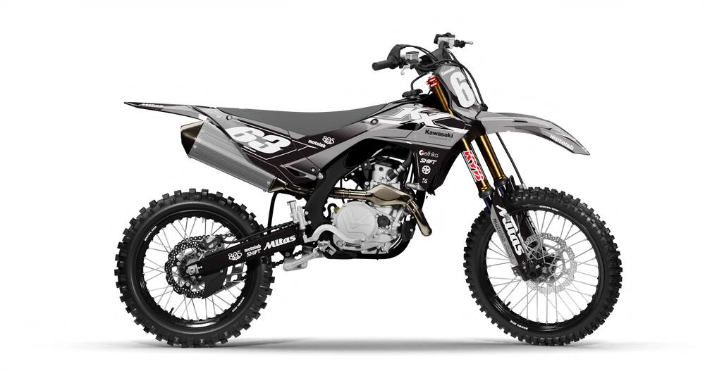 Kawasaki FADE BLACK Graphics Kit