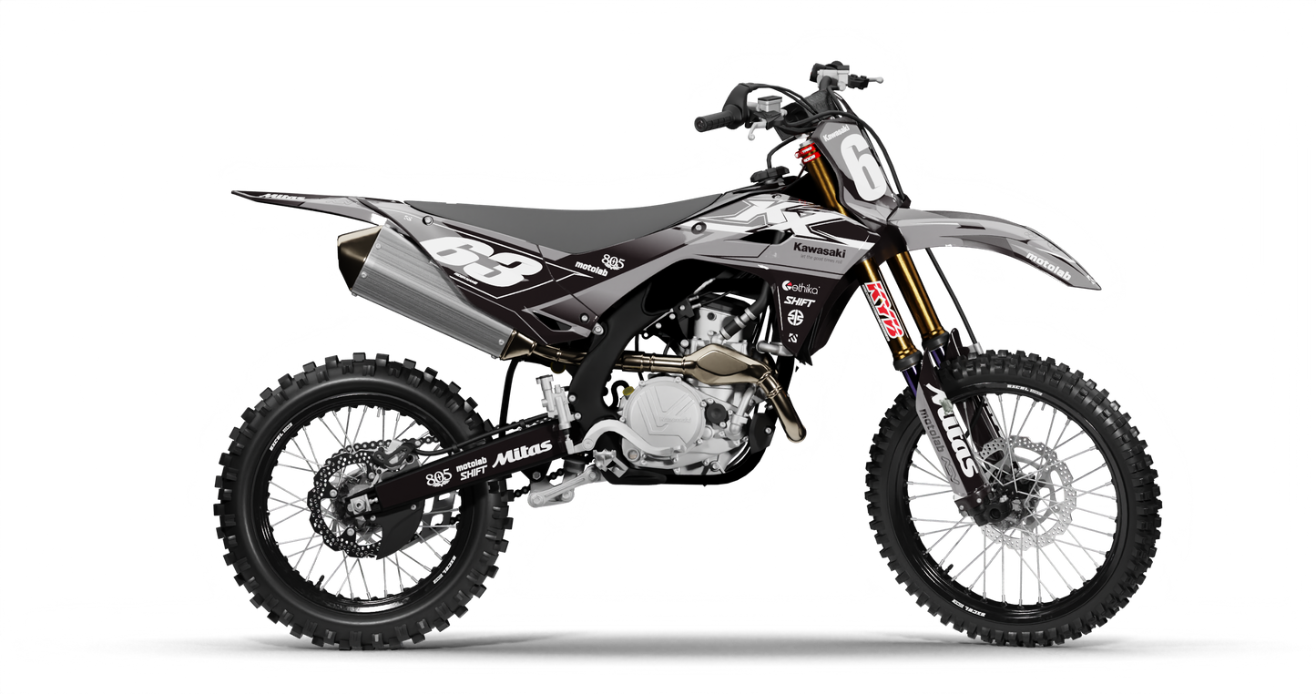 Kawasaki FADE BLACK Graphics Kit