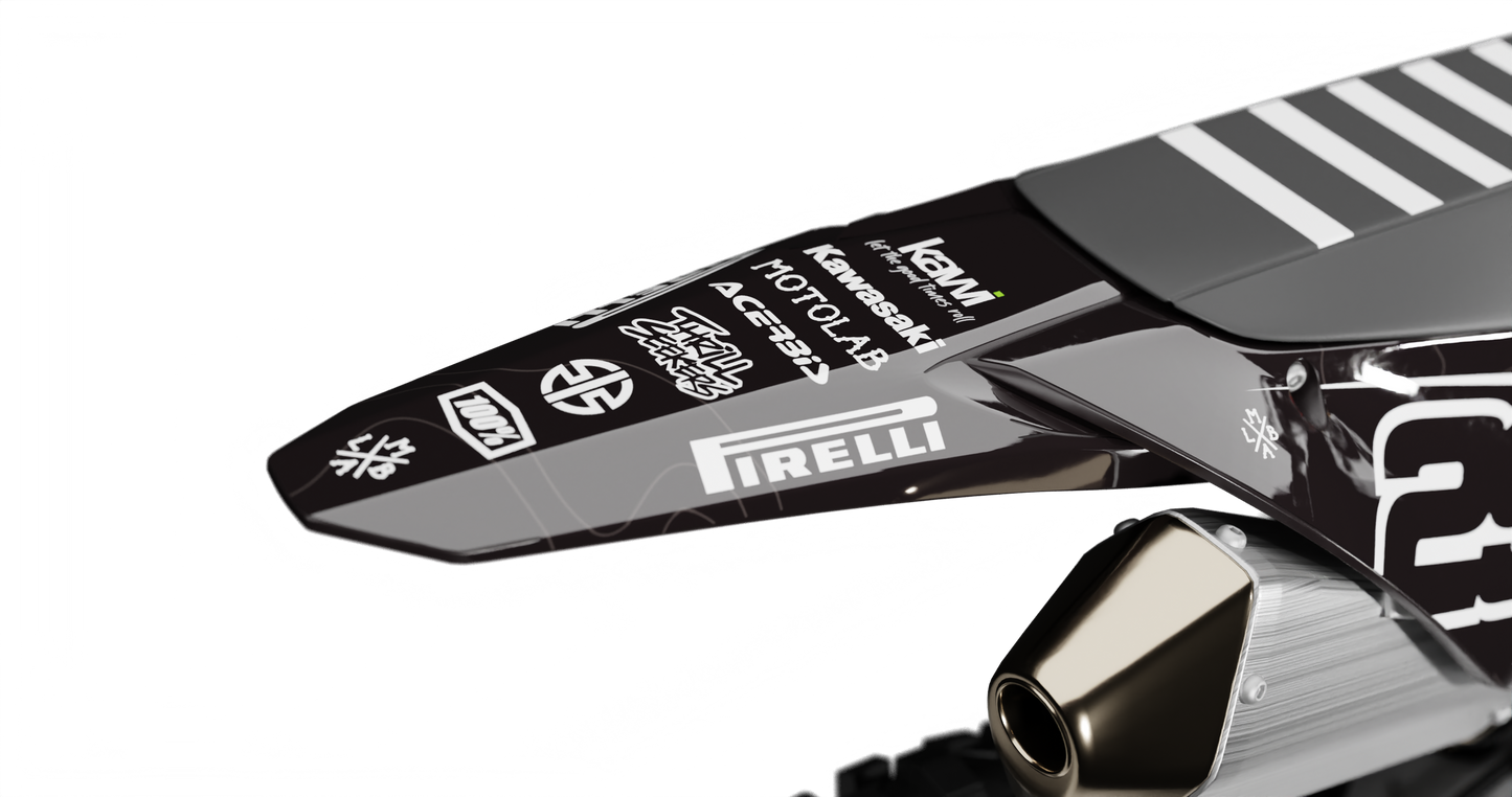 Kawasaki WAVE GREY Graphics Kit