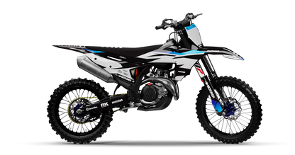 KTM STEEZE BLACK/BLUE Graphics Kit