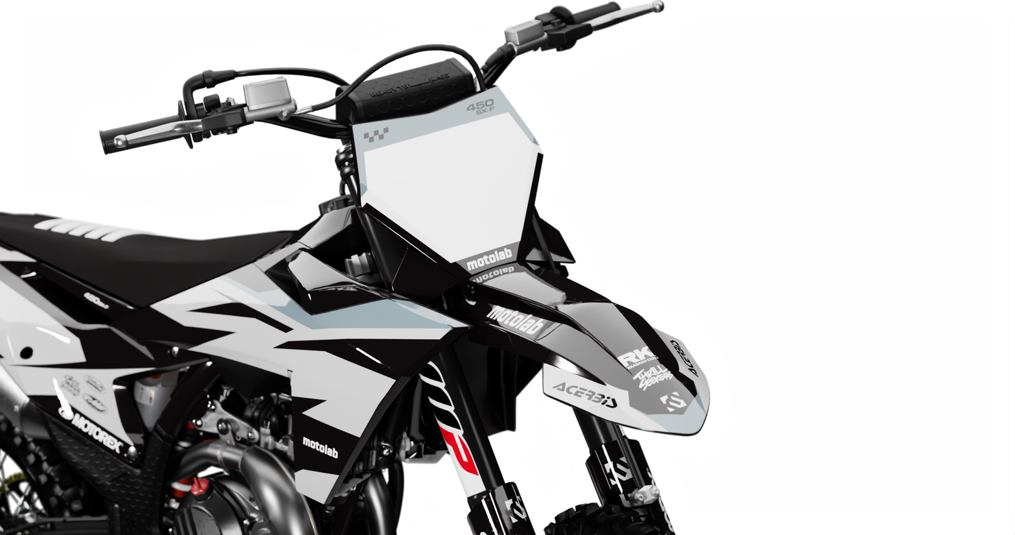 KTM STEEZE BLACK/GREY Graphics Kit