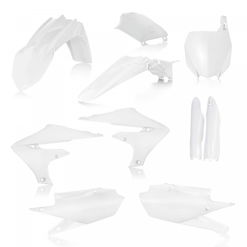 ACERBIS PLASTIC KIT YZF 250 19-23 450 18-22 WHITE