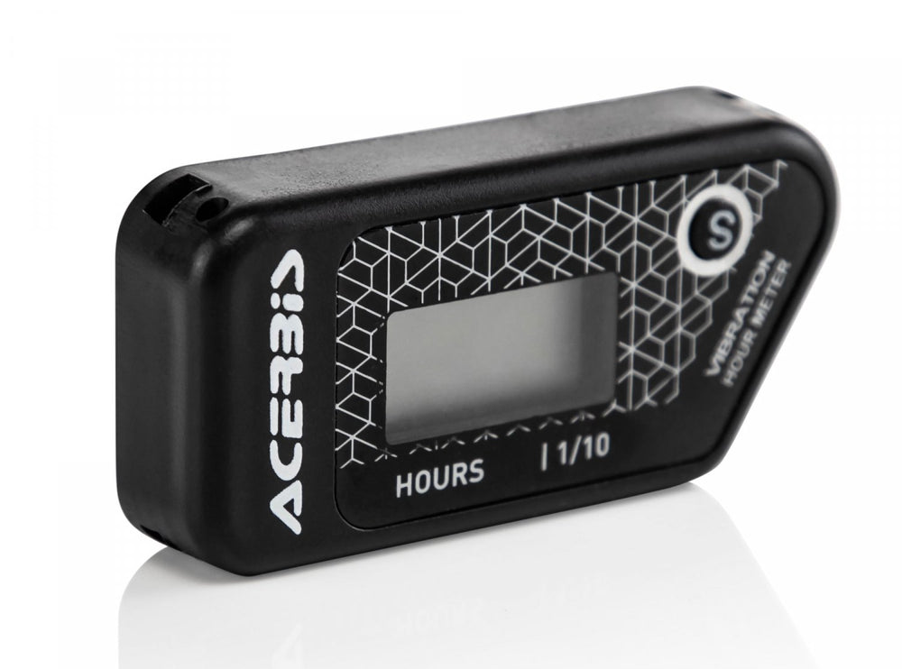 ACERBIS HOUR METER WIRELESS VIBRATION BLACK