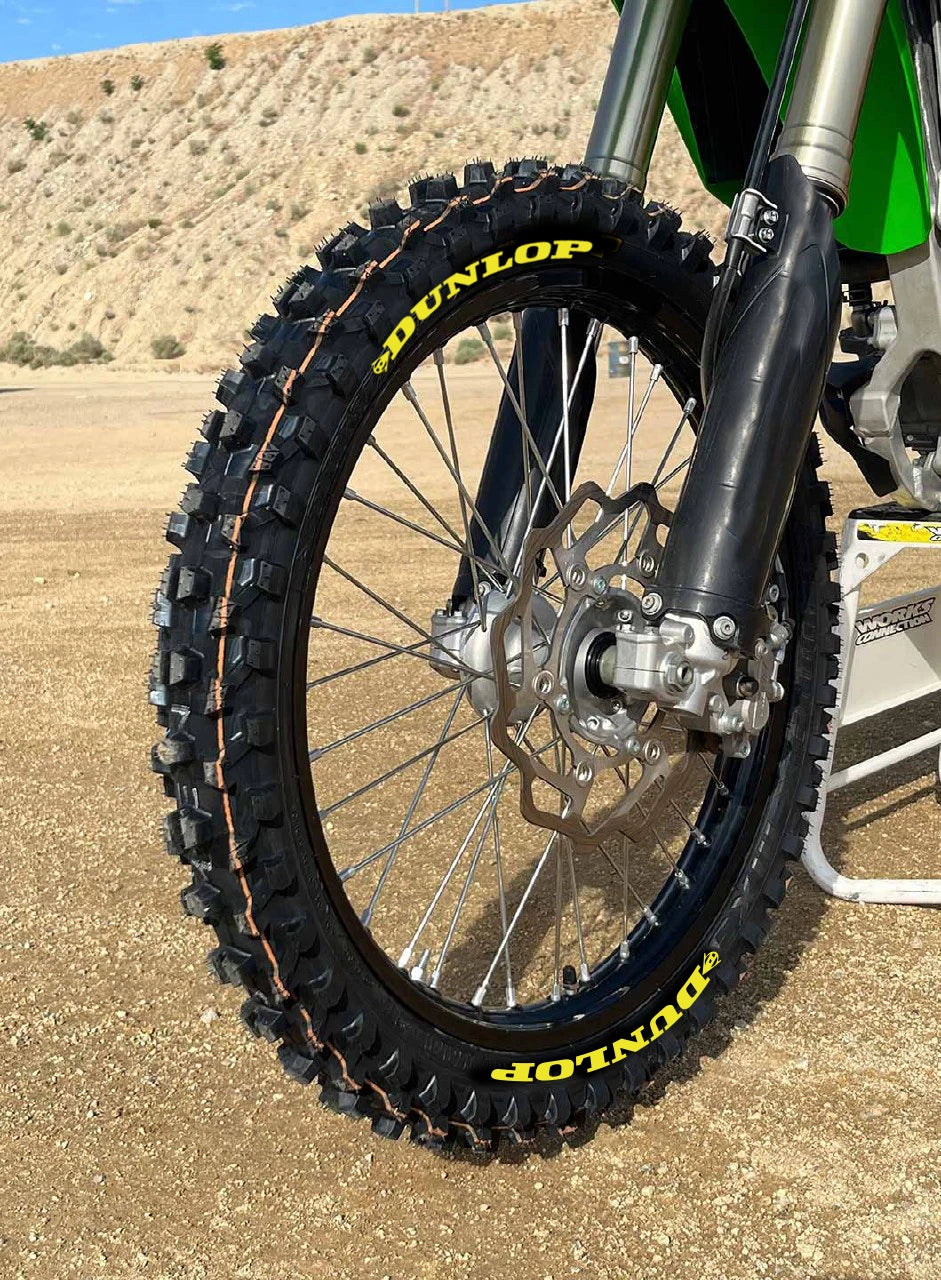 DUNLOP TYRE STICKERS
